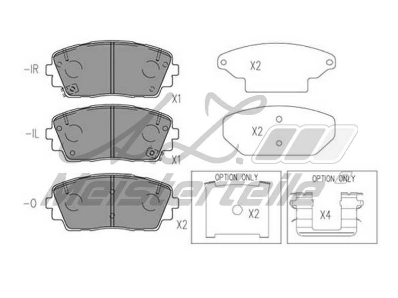 Brake pad for disc brake